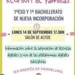 Reunión familias
